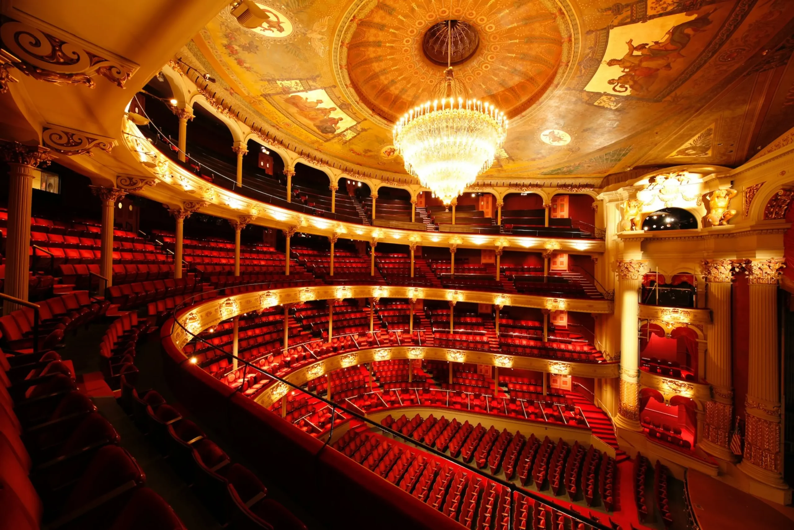 A view from the balcony of the Philadelphia Academy of Music